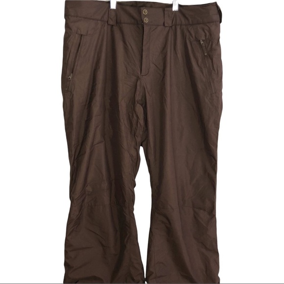 Columbia Titanium Omni Tech Brown Snow Pants XL - Picture 3 of 13